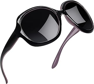 Lunettes de soleil polarisées surdimensionnées pour femmes, lunettes de soleil rétro à grande
