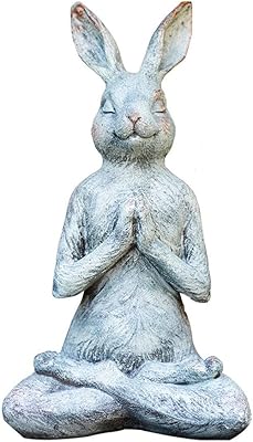 Statues de décoration d'intérieur, lapin de yoga, épicerie, jardin, patio, décoration de terrasse