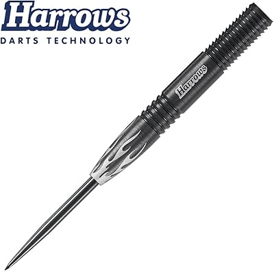 Fléchettes harrows unisexes en tungstène pur à 90 % - noir, 21 g