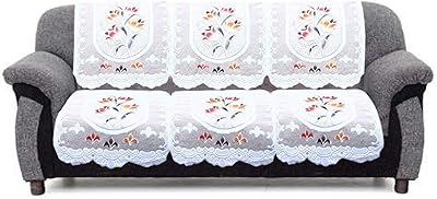 Housse de canapé 3 places en coton floral kubar industries, lot de 2