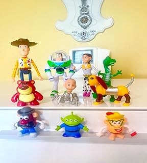 Shokah® disney toy story figurines jouet, 10 pièces mini figurines jouet d'affichage