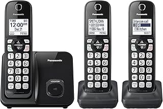 Système téléphonique sans fil panasonic, téléphone résidentiel extensible avec blocage d'appels, identification