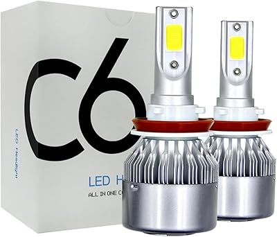 Furlou éclairage de voitures et motos 2xled h1 h4 h7 h11 phare led