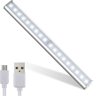 Lumière de placard à led, lumières de placard à détecteur de mouvement, rechargeable