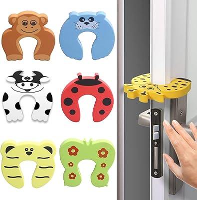 Amzboin finger protector, 7 pièces de protège-doigts avec motif animal de dessin animé