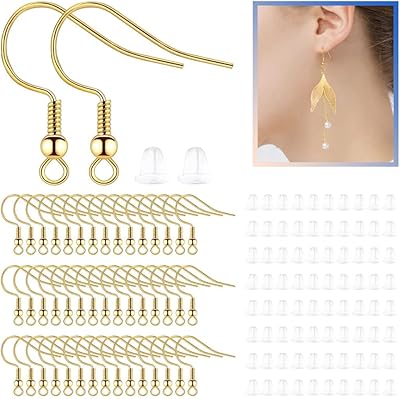 The white shop crochets de boucles d'oreilles en argent 925 40