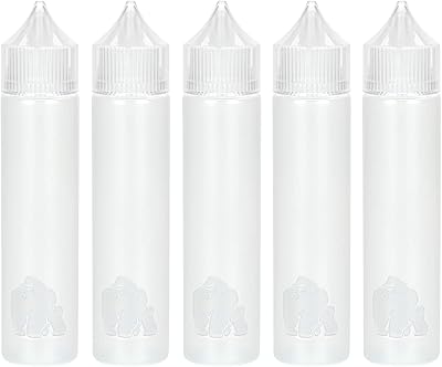 Bouteilles en plastique ldpe chubby gorilla 60 ml, bouteilles vides réutilisables pour liquides