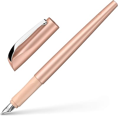 Stylo plume de calligraphie schneider calissima (épaisseur 1,1 mm) abricot