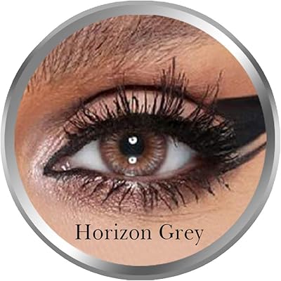 Lentilles de contact amara horizon grey. cosmétiques originales amara unisexes jetables