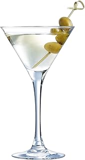 Verres à cocktail arcorock martini, lot de 6 pièces, 15 cl