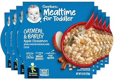 Céréales pour petit-déjeuner gerber graduates - céréales pomme-cannelle, 127 g (paquet de 8)