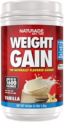 NATURADE - MÉLANGE DE BOISSON NUTRITIONNELLE POUR GAIN DE POIDS INSTANTANÉ VANILLE 4