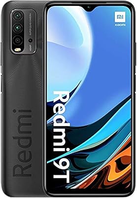 Téléphone portable double sim xiaomi redmi 9t, 4 go de ram, 64 go