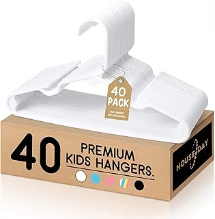 Paquet de 40 cintres pour enfants house day bébé de qualité supérieure placard