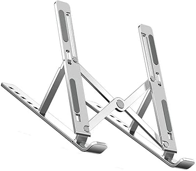 Support pour ordinateur portable marfaz premium | bureau 13 pouces argenté