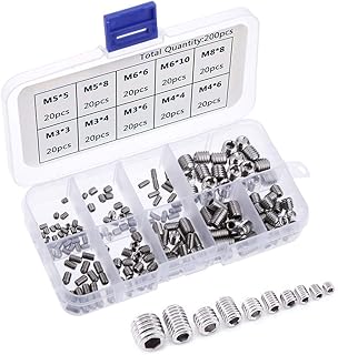 Yakamoz 200 pièces m3 m4 m5 m6 m8 jeu de boulons à douille