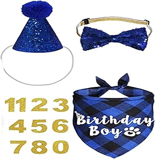 Fournitures de fête d'anniversaire pour chats et chiens, bandana à motif chaton