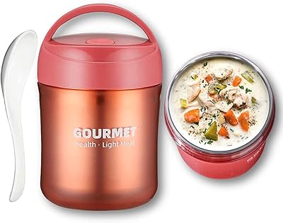 Pot alimentaire isotherme de 500 ml pour enfants et adultes 17 oz (rouge, bordeaux). Diaytar : Parce que bien acheter, c'est économiser