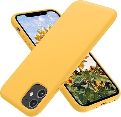 Coque de luxe en silicone liquide souple fix fam pour iphone 11 pro, coque de protection intégrale contre les chocs et les chutes - vert citron (jaune). Diaytar : Acheter moins cher n'a jamais été aussi facile
