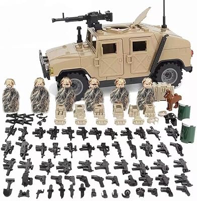 Jouet de construction de véhicule militaire anhana, kit de construction de véhicule