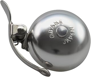 Cloche de vélo unisexe en laiton avec sangle en acier et cloche