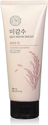 Mousse nettoyante brite à l'eau de riz the face shop 150
