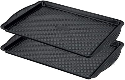 Plaques de cuisson antiadhésives prestige aerolift ensemble de plaques lavables au lave-vaisselle