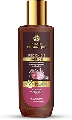 Huile capillaire à l'oignon rouge biologique kadi de organic pour la croissance