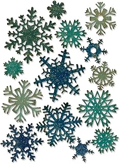 Sizzix thinlits 661599 flocons de neige en papier, mini par tim holtz, 14