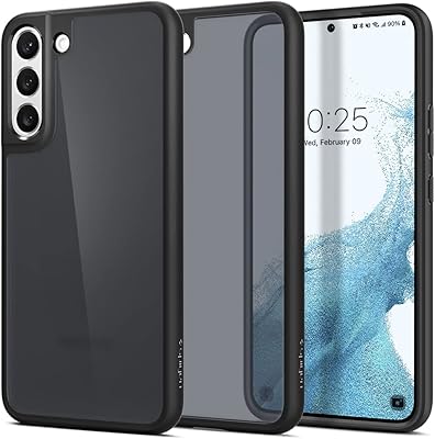 Coque spigen ultra hybrid conçue pour samsung galaxy s22 plus (2022) - noir