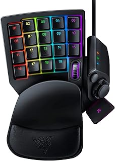Clavier de jeu razer tartarus v2 mica cover, 32 touches entièrement reprogrammables, rétroéclairage