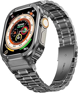 Boîtier compact et bracelet de montre dado compatibles avec apple watch 8 ultra