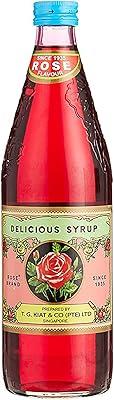 Sirop de rose tg kit, 750 ml, fabriqué à singapour, rouge