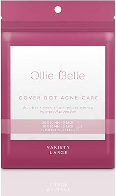 Patchs contre l'acné cover dot (17 pièces) - patchs hydrocolloïdes de tailles assorties