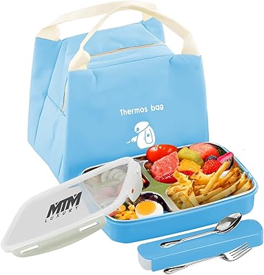 Boîte à lunch bento en acier inoxydable mtm pour enfants boîte