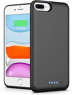 Coque de batterie longue durée rechargeable hrx pour iphone 6 plus/6s/plus/7 plus/8 plus
