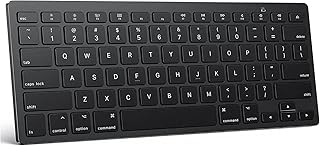 Clavier bluetooth omoton pour mac clavier sans fil compact compatible avec macbook