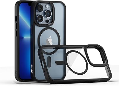 Moxedo coque de protection magnétique transparente à 360 degrés en pc dur