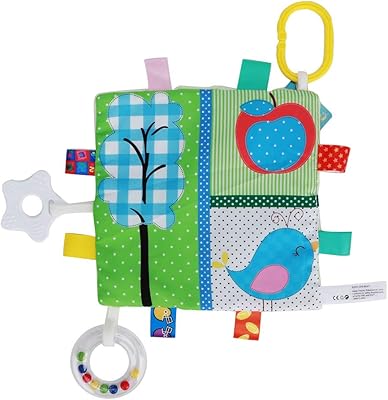 【cadeau de vente de printemps】livres de développement en tissu, livres en tissu pour bébé, activités douces précoces (arbre à oiseaux (fond vert)). Commandez malin, vivez mieux avec Diaytar