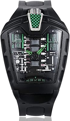 Nouvelle tendance montre de personnalité pour hommes bracelet en silicone étanche