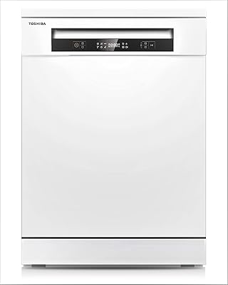 Lave-vaisselle pose libre toshiba, 14 réglages et 6 programmes avec double zone