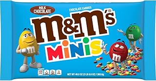 Bonbons au chocolat au lait m&m's minis 3 lb. sac de bonbons