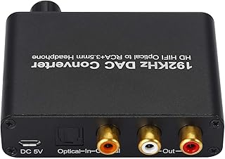 Décodeur audio numérique skido dac ch prise en charge du convertisseur analogique optique