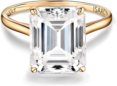 Bague de mariage solitaire en or pur 14 carats avec véritable pierre