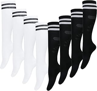 4 paires de chaussettes de football pour enfants