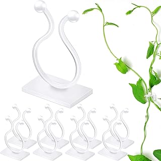 Delfino clips d'escalade muraux invisibles pour plantes, clips muraux auto-adhésifs en rotin, crochet