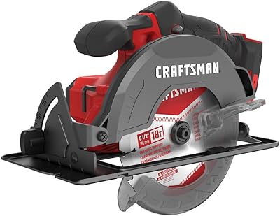 Scie circulaire sans fil craftsman v20 6-1/2", outil uniquement (cmcs500b)