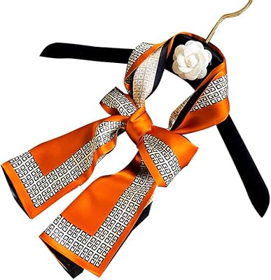 Écharpe longue 100 % soie de mûrier pour femme, 59" x 6,3", foulard