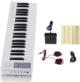 Piano électrique pliant à 88 touches, clavier de piano avec écouteurs/autocollant de piano/sac