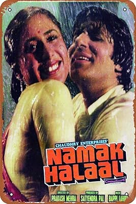 Namak halaal - amitabh bachchan - affiche de film hindi - collection d'affiches